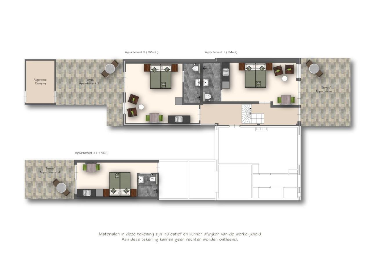 Studio'S Westkapelle Willebrordstraat 13 ภายนอก รูปภาพ